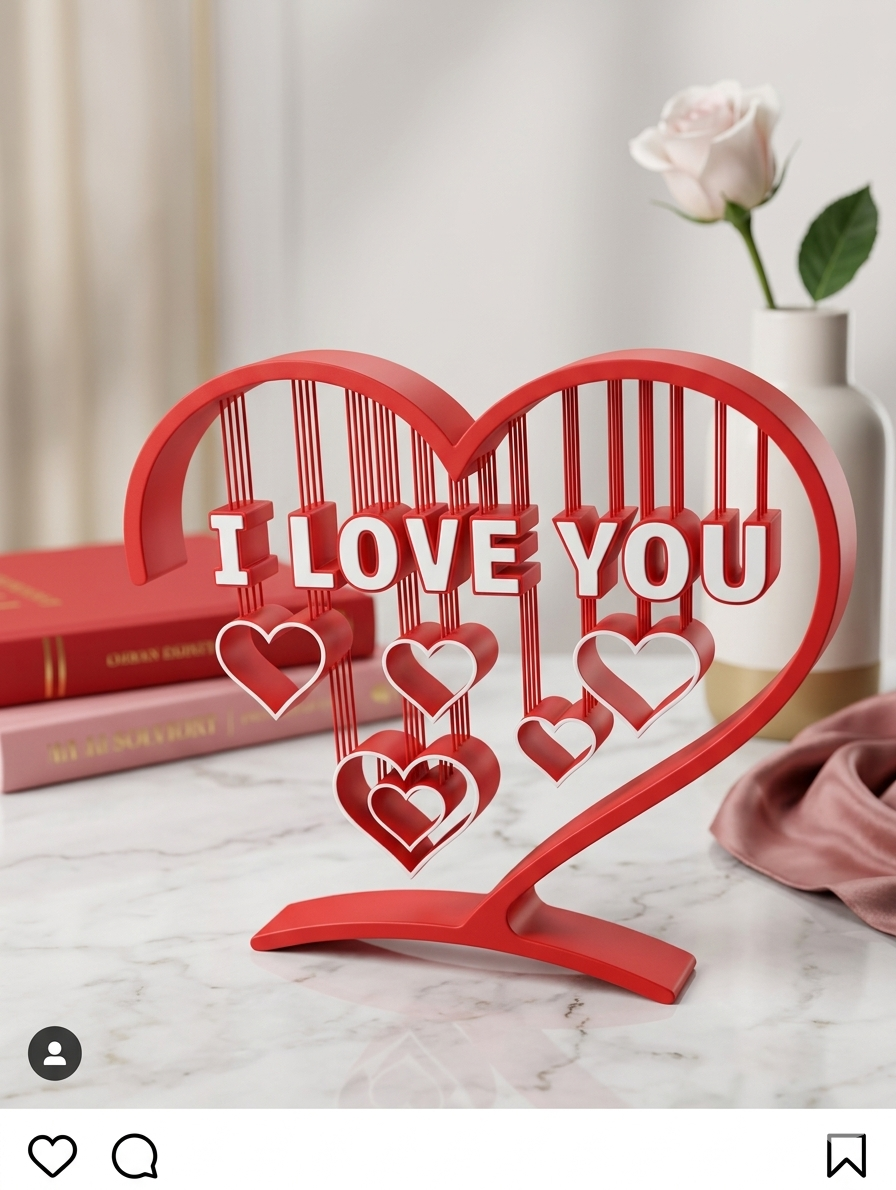 Presente Exclusivo I Love You Flutuante: Surpreenda com Amor e Originalidade