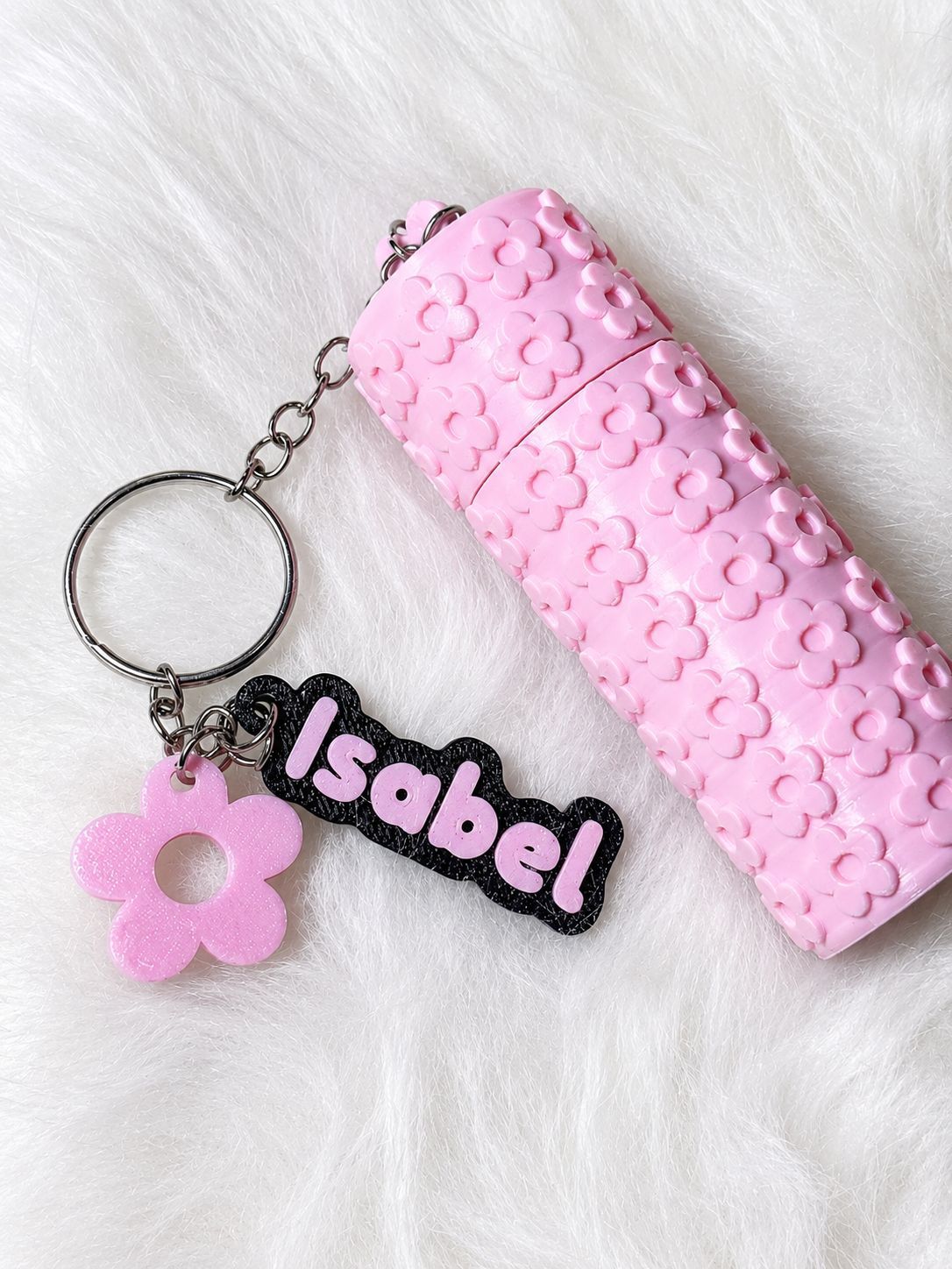 Chaveiro Porta Batom + Nome Personalizado - Compacto, Pratico e Estiloso para seu Dia a Dia