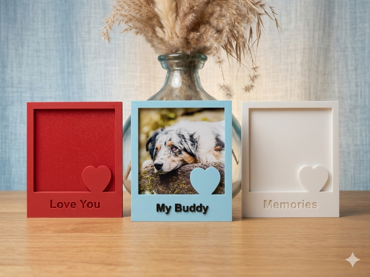 Kit 3 Fotos Polaroid Personalizadas com Moldura Decorativa