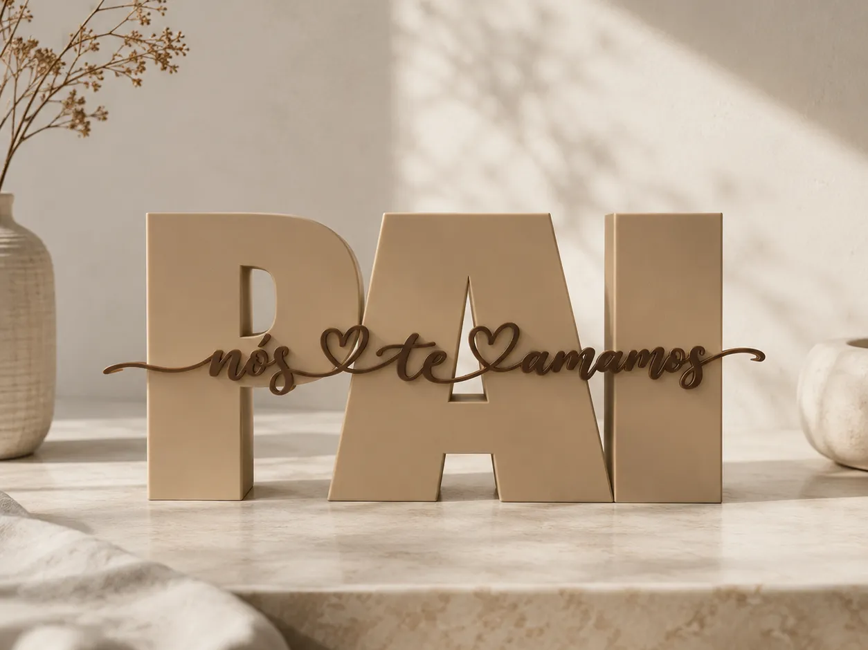 Presente Dia dos Pais 'Pai, nos te amamo...